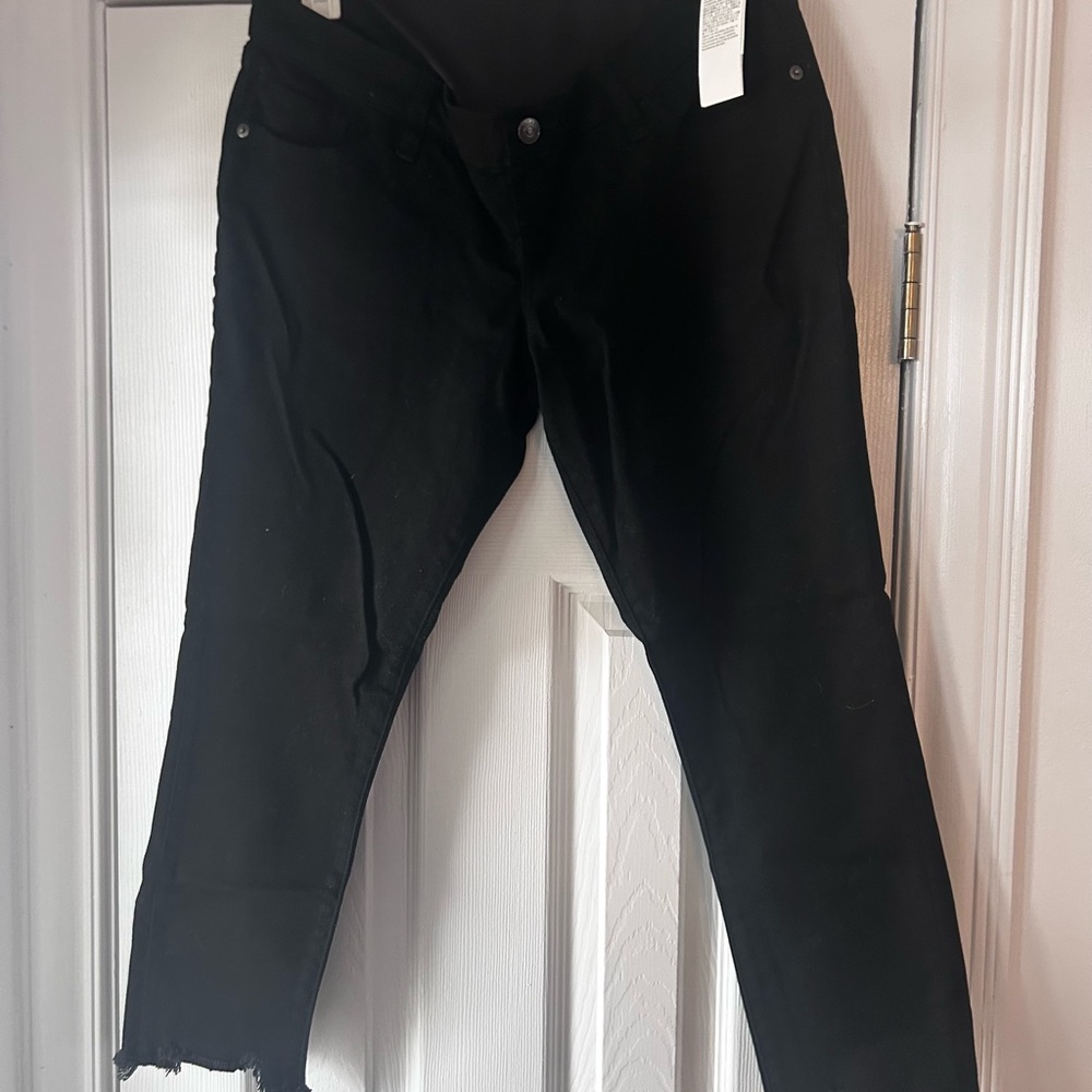 Abercrombie & Fitch Maternity Black Ankle Jeans